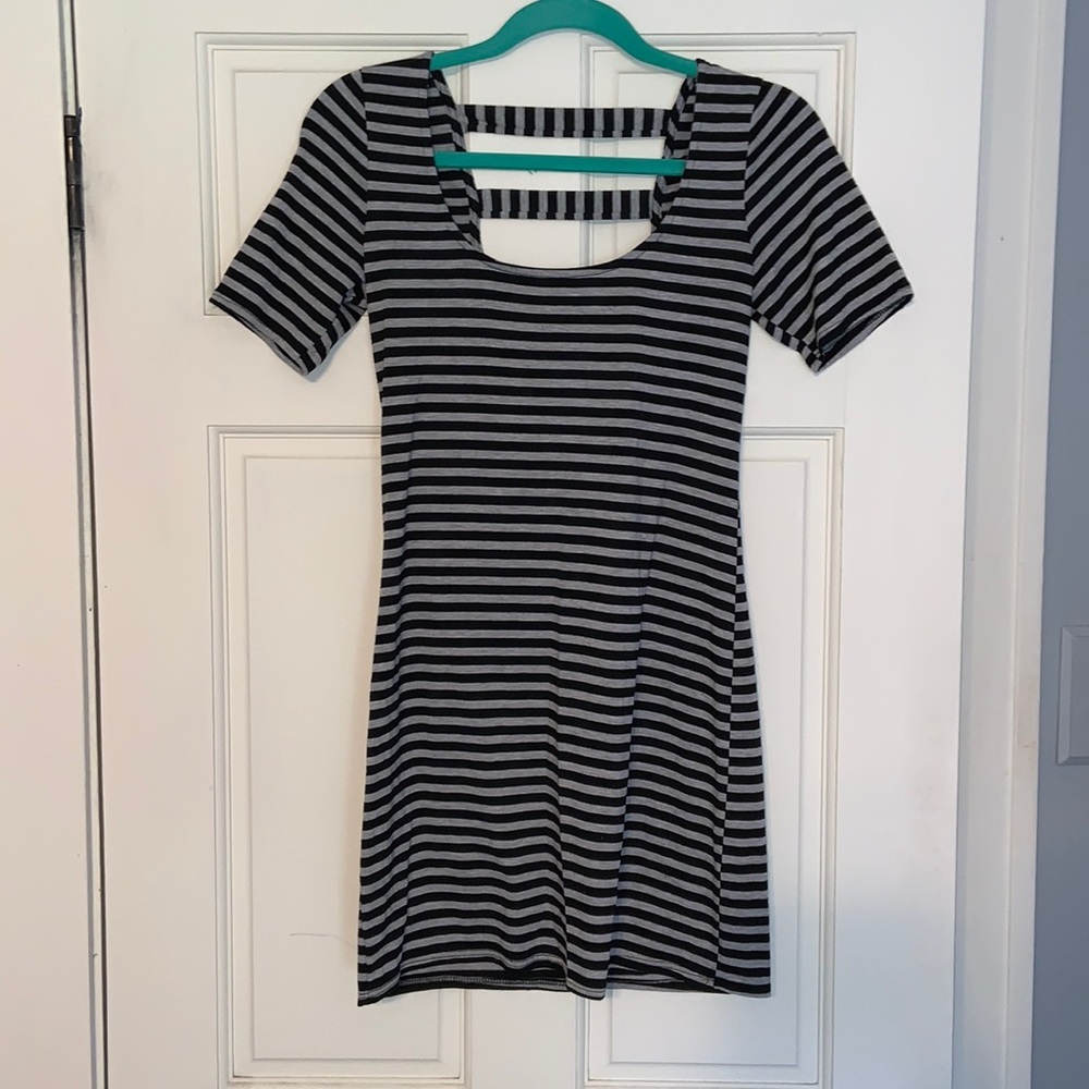 Striped T-shirt dress
